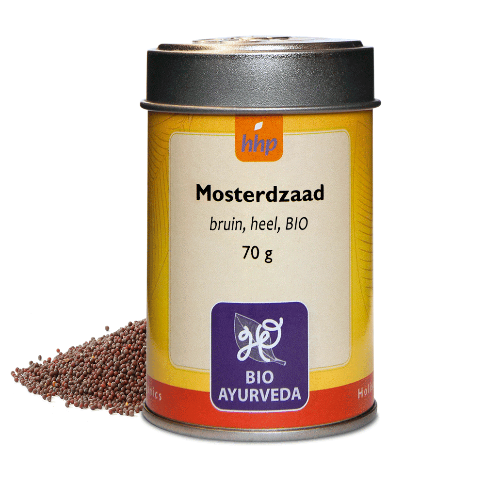 Afbeelding van Mosterdzaad bruin heel - 70 g BIO
