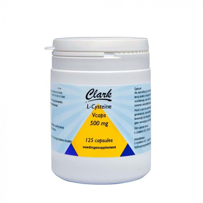 Afbeelding van L-Cystein 500 mg 125 caps