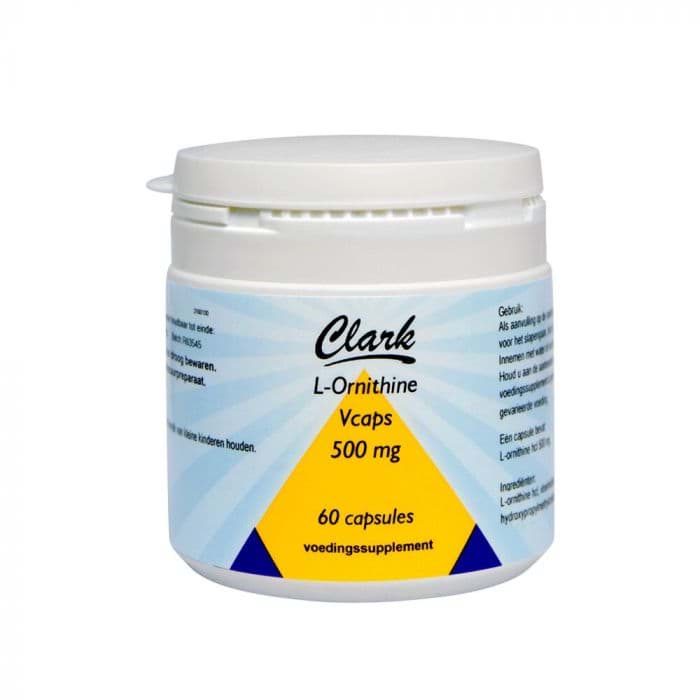 Afbeelding van L-Ornithin 500 mg 60 caps