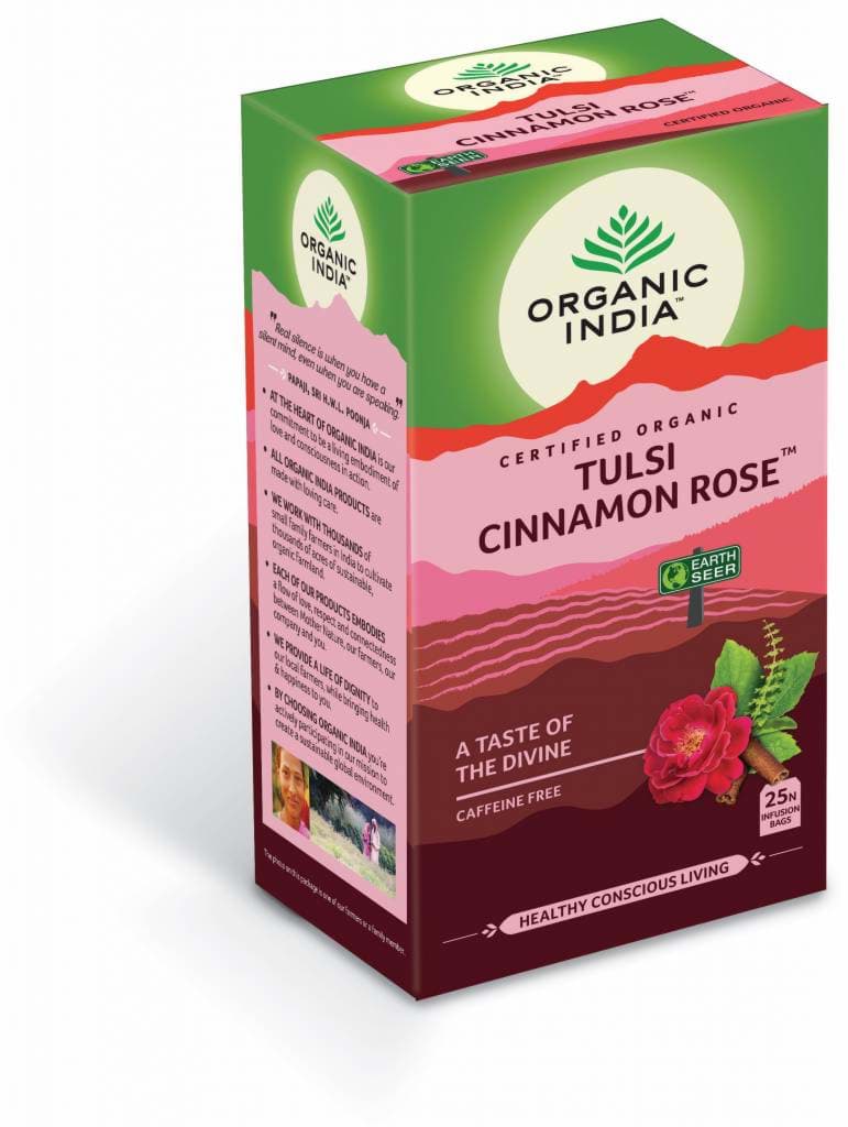 Afbeelding van Tulsi Cinnamon Rose Thee BIO 25 st. (OI)