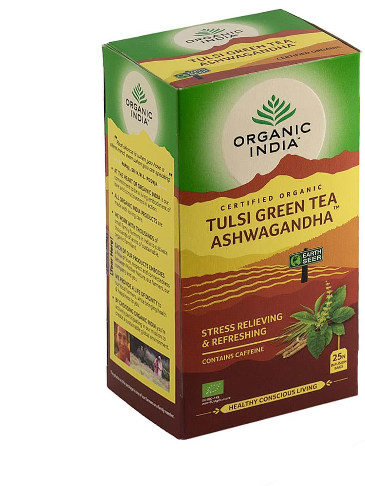 Afbeelding van Tulsi Green Ashwagandha Thee BIO 25 st. (OI)