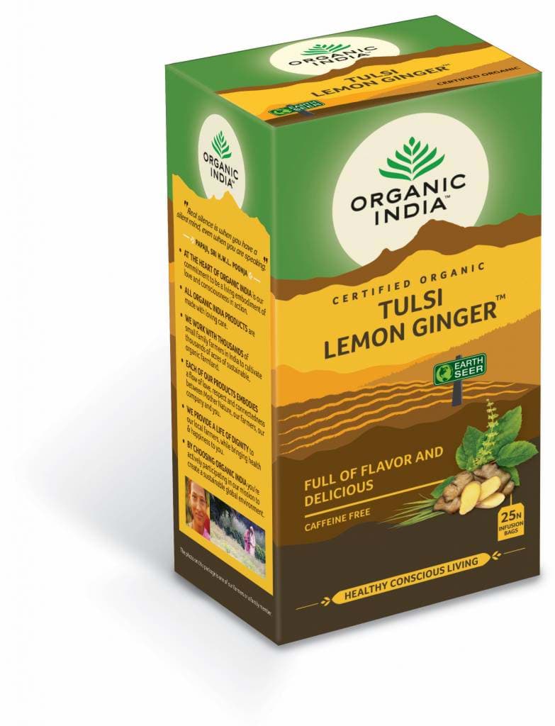 Afbeelding van Tulsi Lemon Ginger Thee BIO 25 st. (OI)