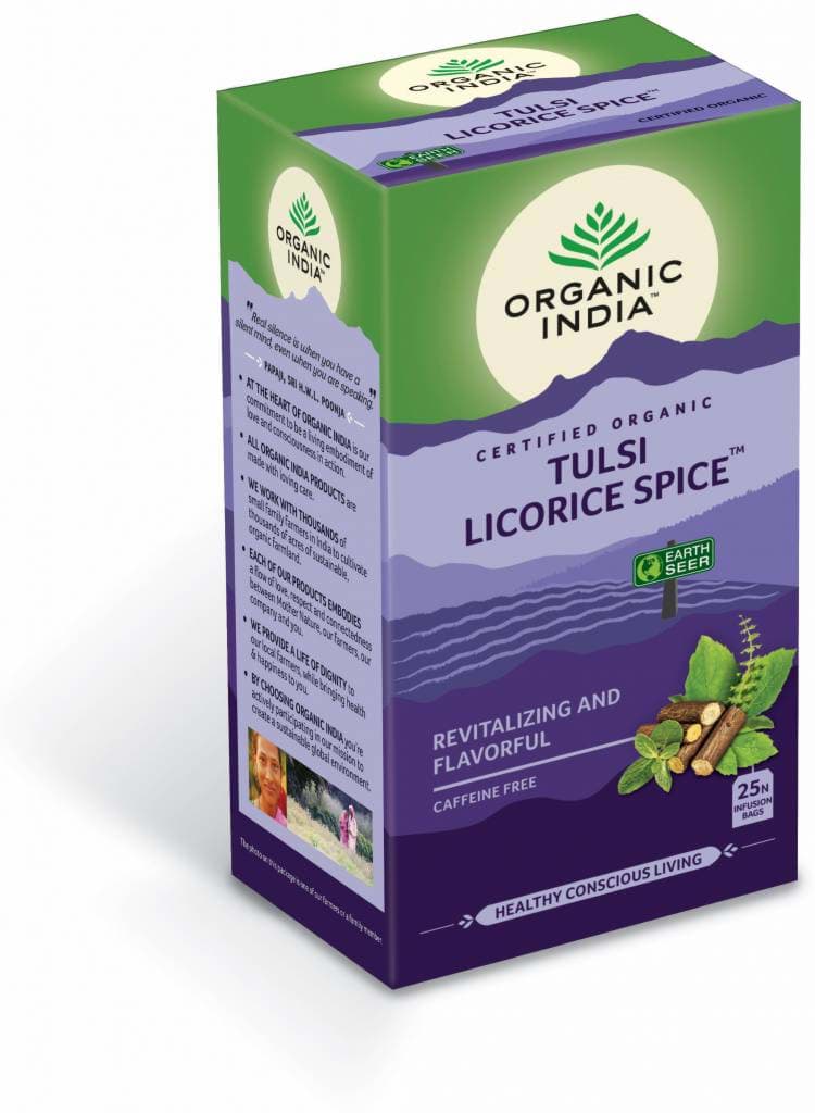 Afbeelding van Tulsi Licorice Spice Thee BIO 25 st. (OI)