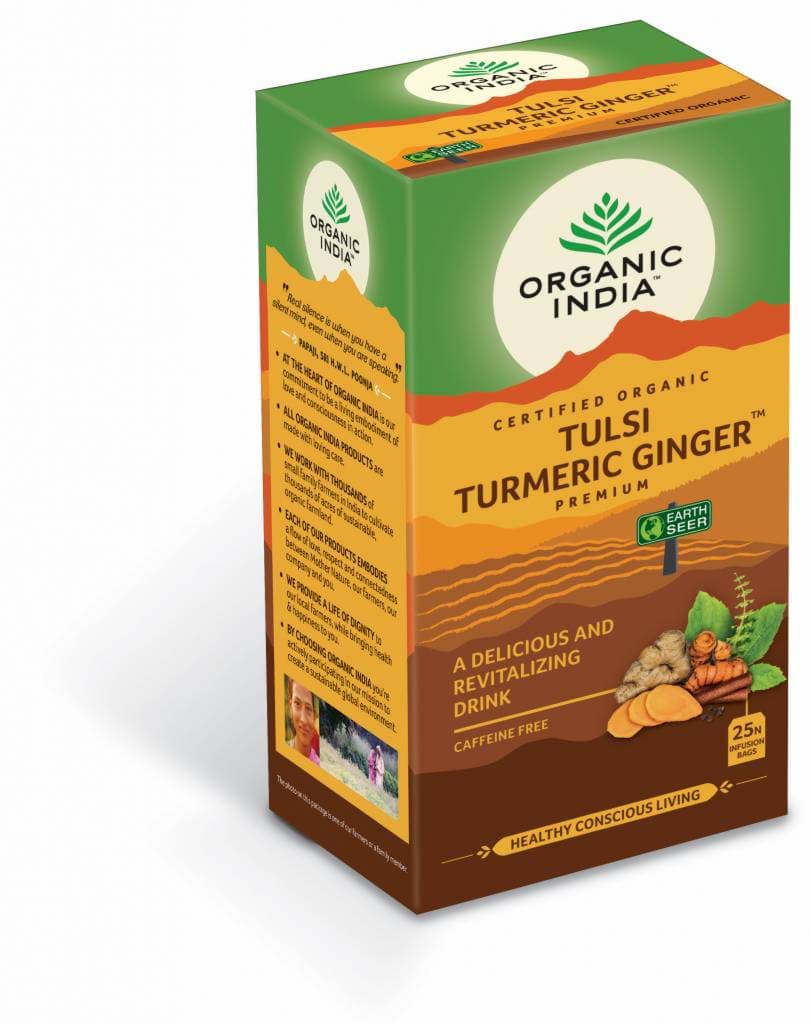 Afbeelding van Tulsi Turmeric Ginger Thee Premium BIO 25 st. (OI)